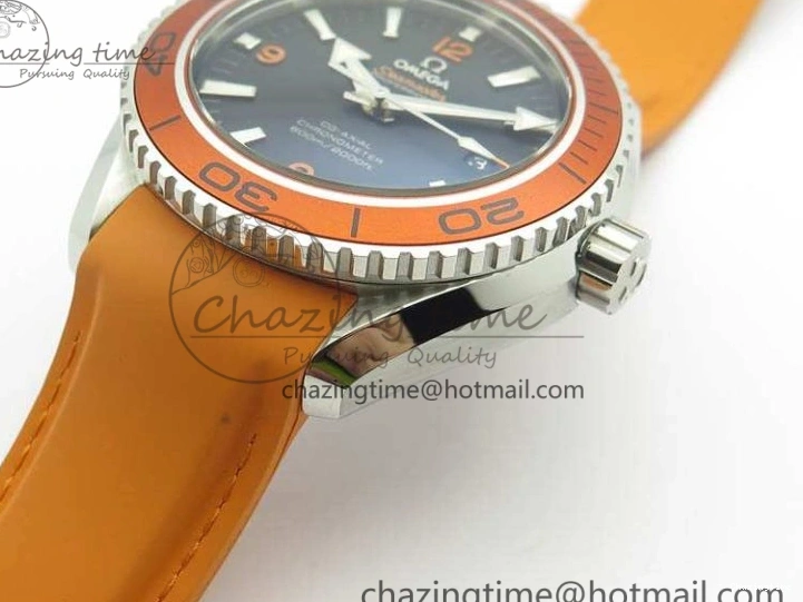 0109 UrbanStyle Planet Ocean Pro Orange Bezel 45mm OMF 1:1 Best Edition On Rubber Strap A8500 (Black Balance Wheel) 8138